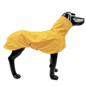 Pet Shell Jacket Dog Waterproof Windproof Raincoat (Option: Yellow-XXXL)